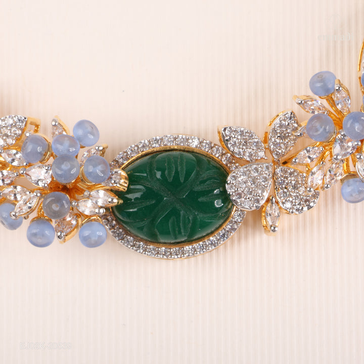 Short Necklace Gem Stone
