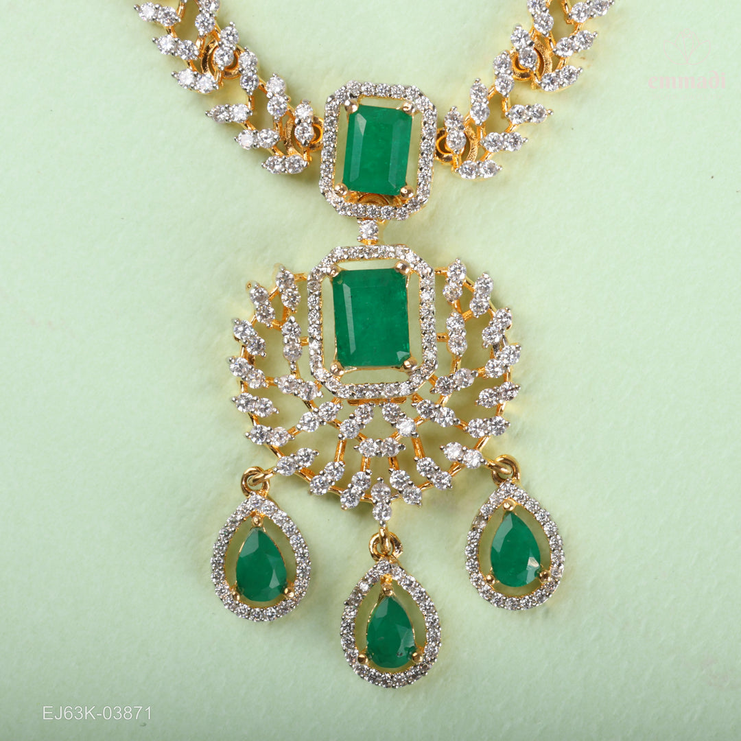 Long Necklace Premium Cz