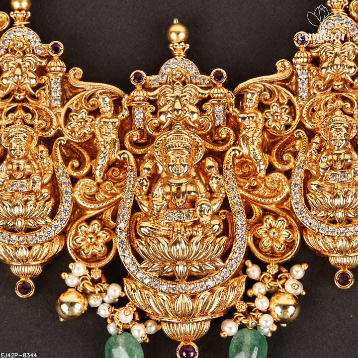 Short Necklace Premium Nakshi