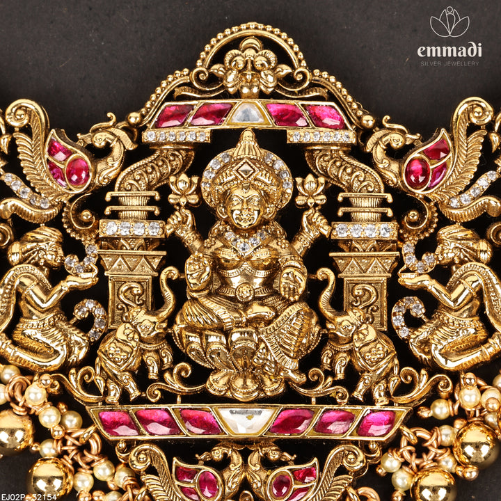 Short Necklace Premium Nakshi
