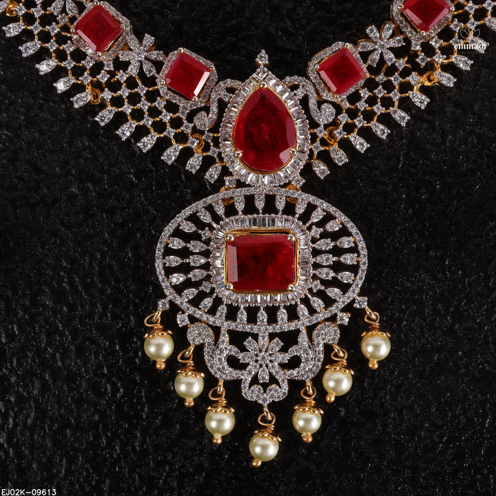 Short Necklace Premium Cz
