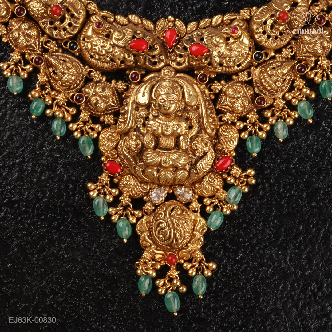 Short Necklace Kundan Nakshi