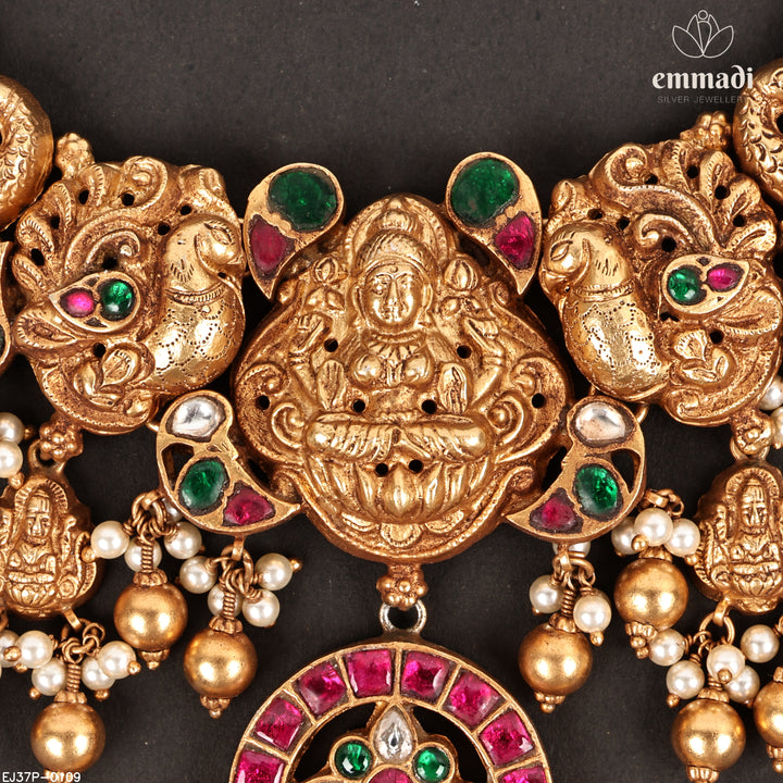 Short Necklace Kundan Nakshi