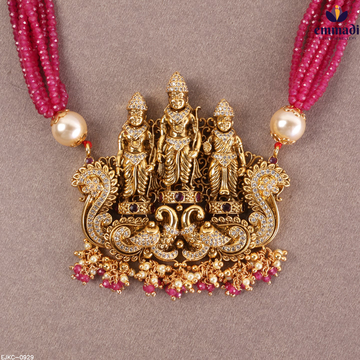 Long Necklace Premium Nakshi
