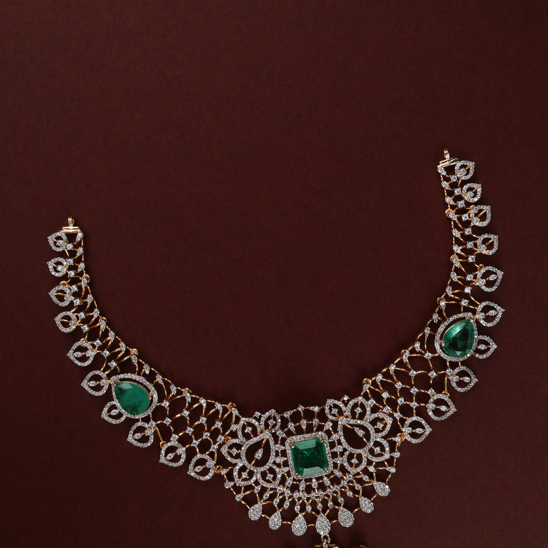 Short Necklace Premium Cz