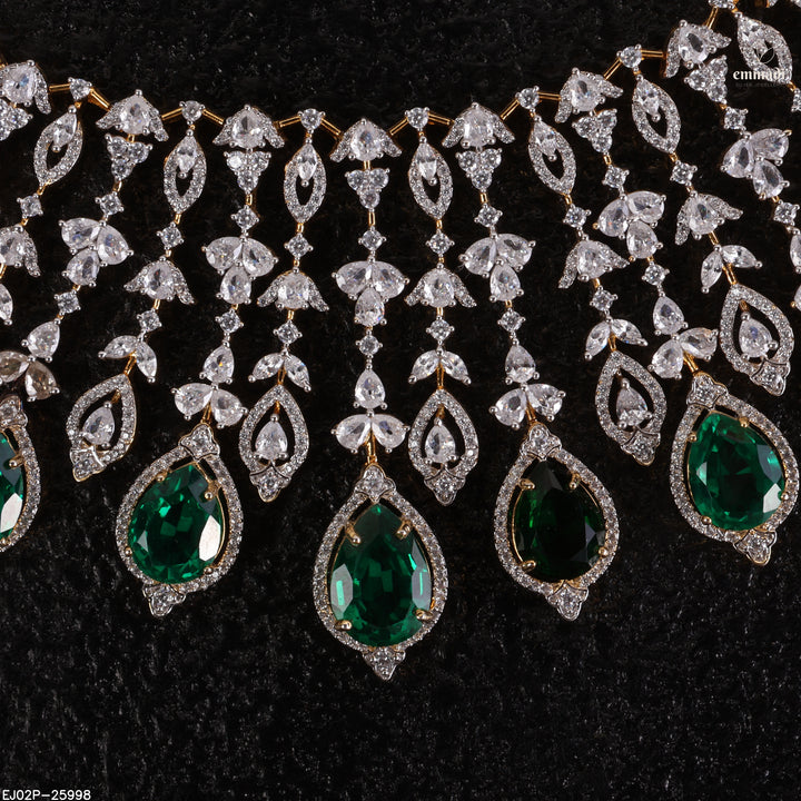 Short Necklace Premium Cz