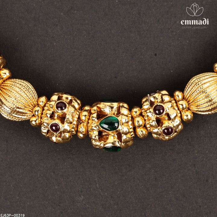 Short Necklace Kundan Nakshi