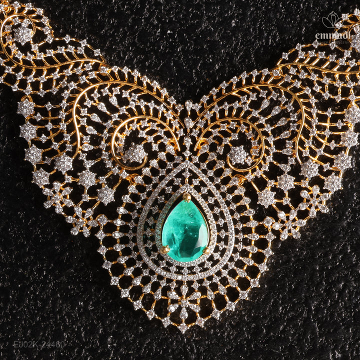 Short Necklace Premium Cz