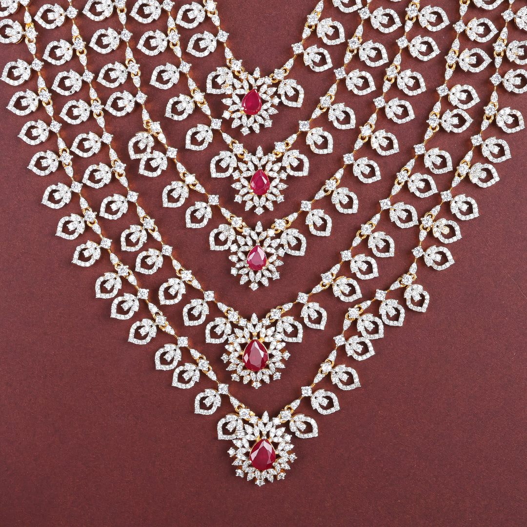 Long Necklace Premium Cz