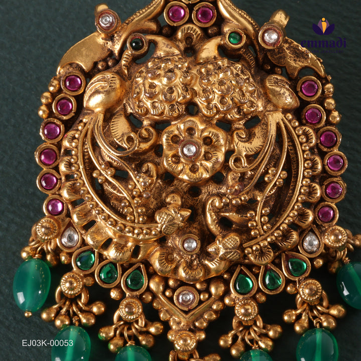 Pendant Premium Kundan Nakshi