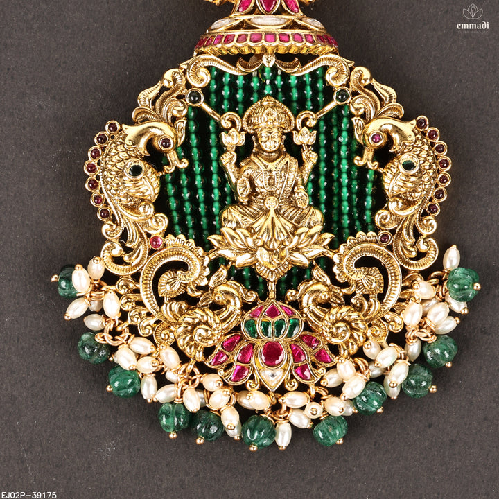 Long Necklace Kundan Nakshi