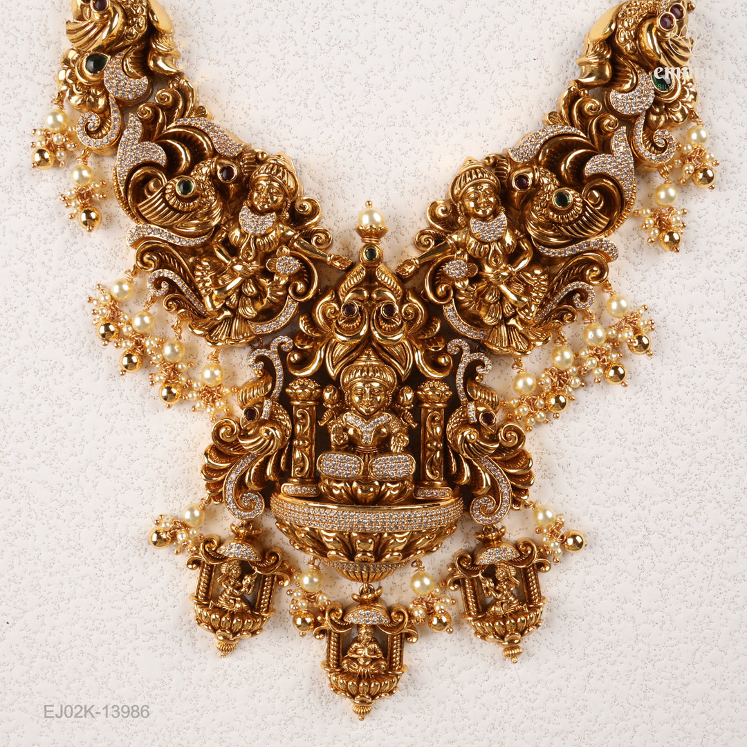 Long Necklace Premium Nakshi