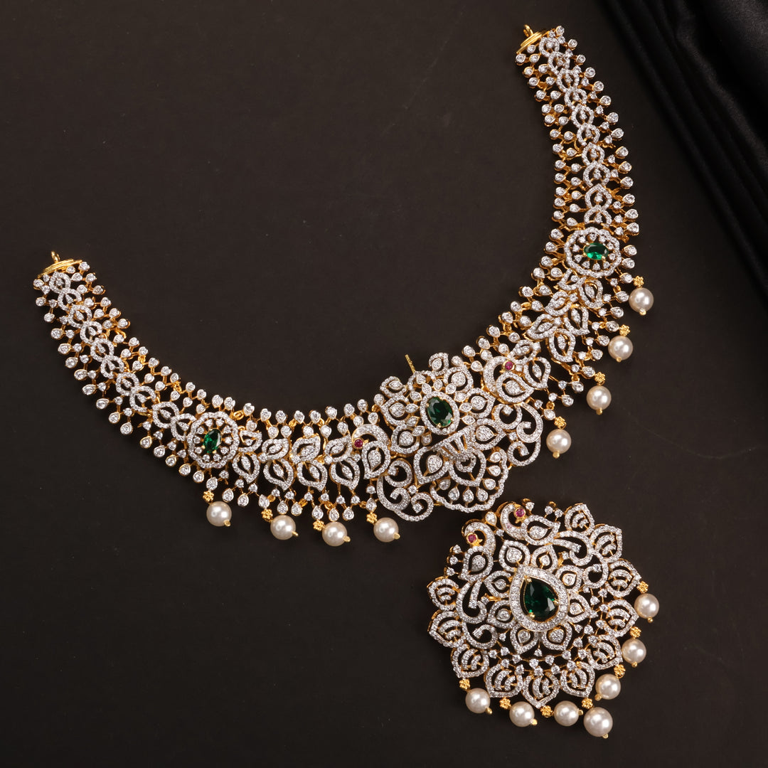 Short Necklace Premium Cz