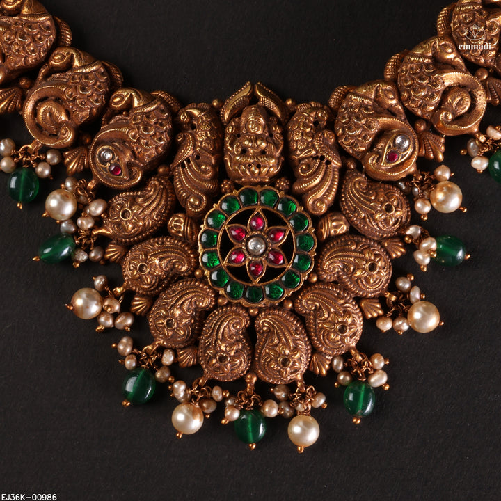Short Necklace Kundan Nakshi
