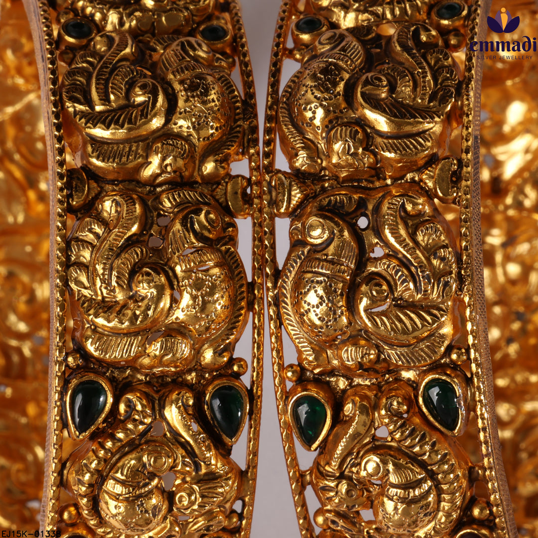 Bangles Kundan Nakshi