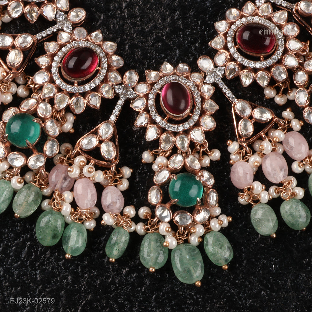 Short Necklace Gem Stone