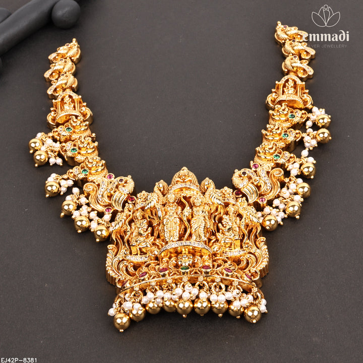 Short Necklace Premium Nakshi