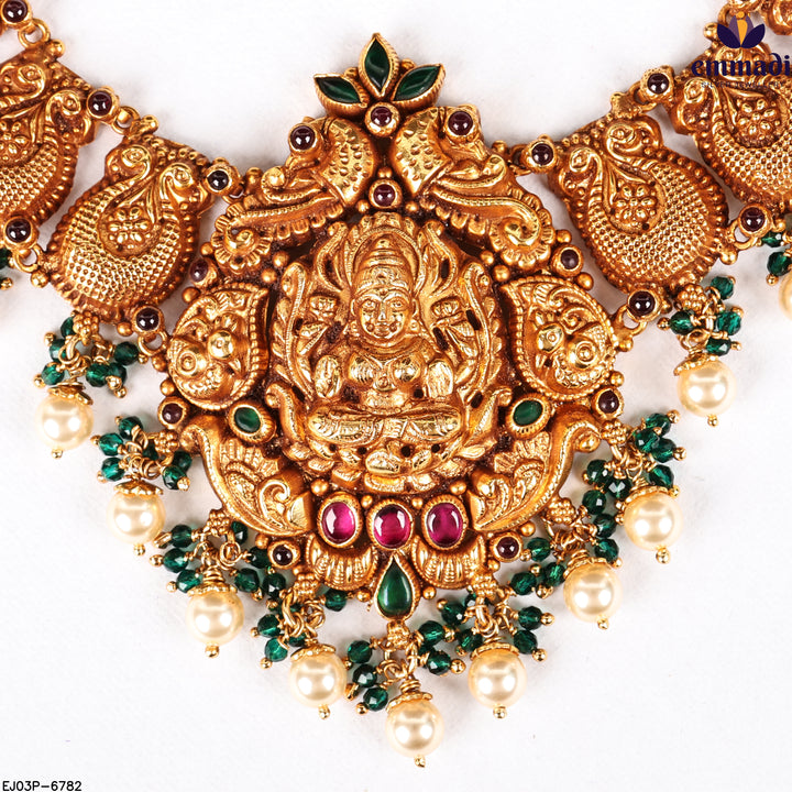 Long Necklace Kundan Nakshi
