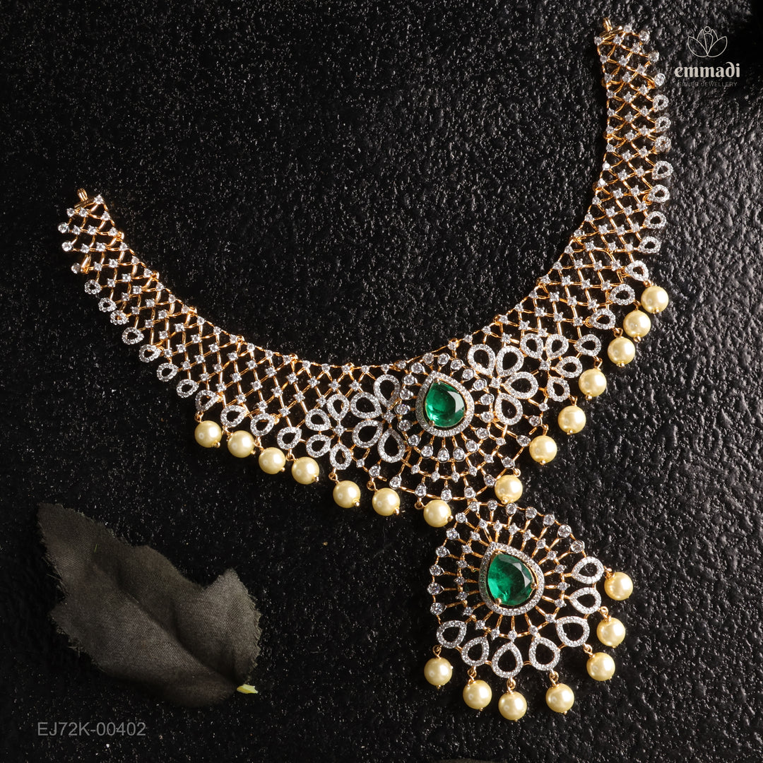 Short Necklace Premium Cz