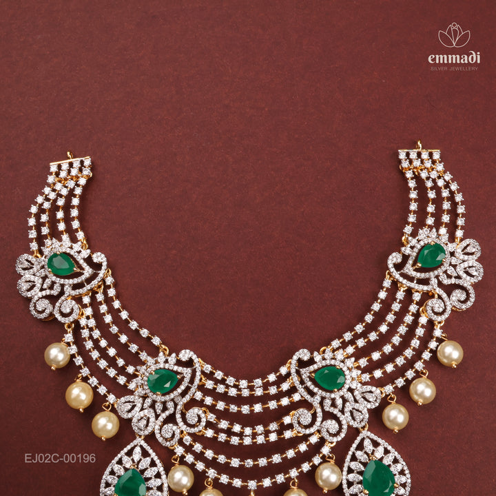 Short Necklace Premium Cz
