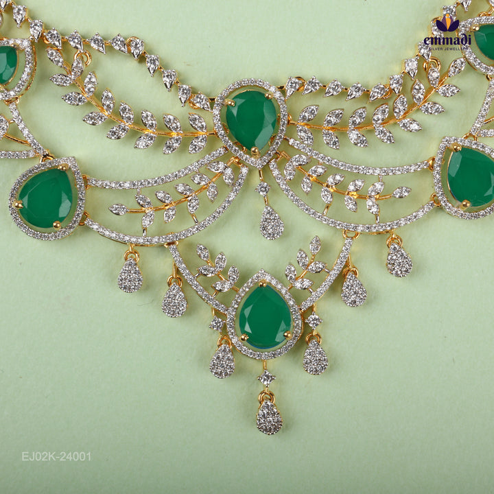 Short Necklace Premium Cz