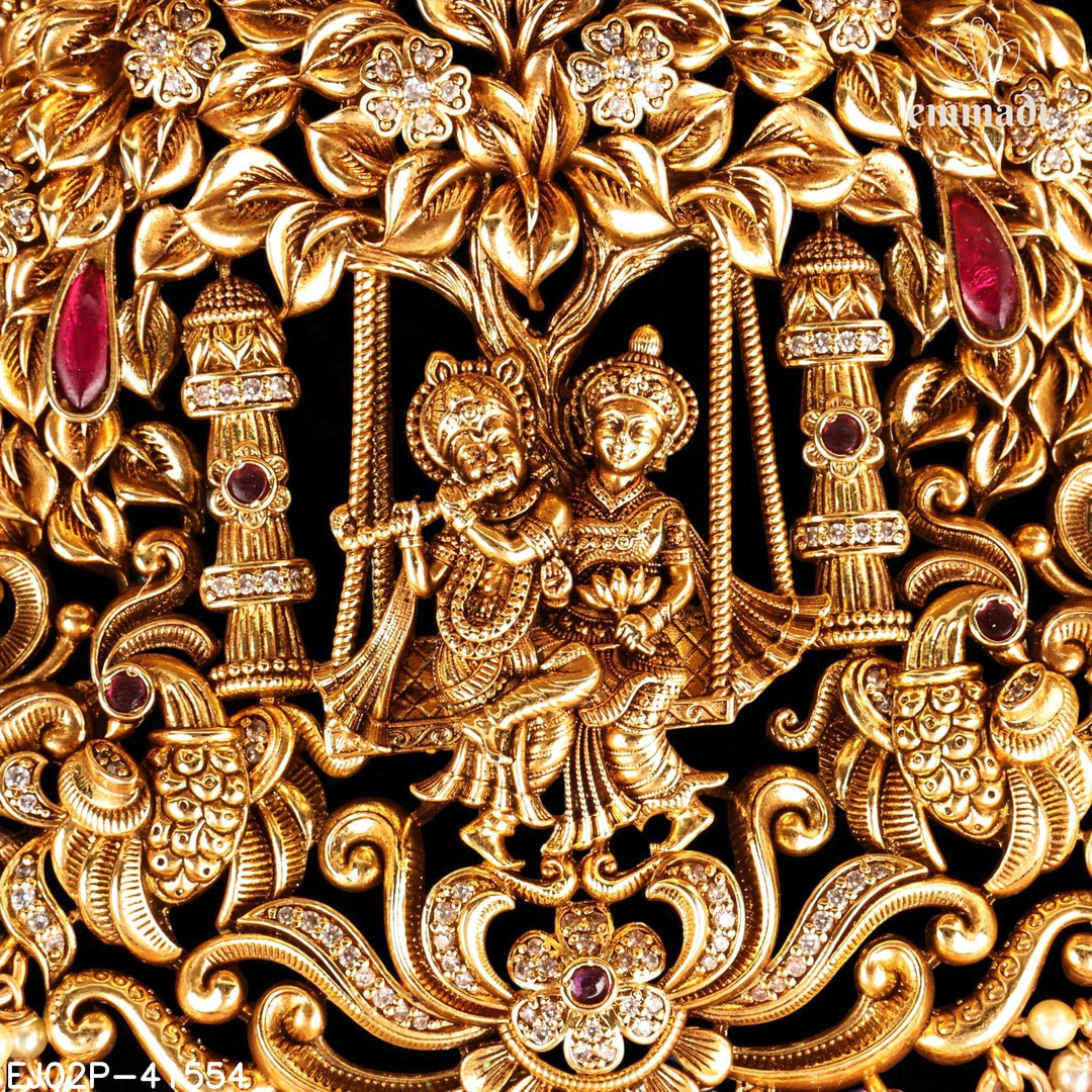 Pendant Premium Kundan Nakshi