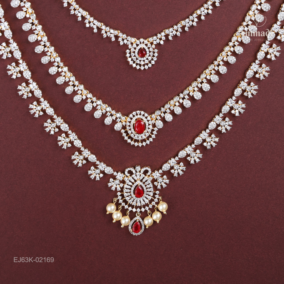 Long Necklace Premium Cz