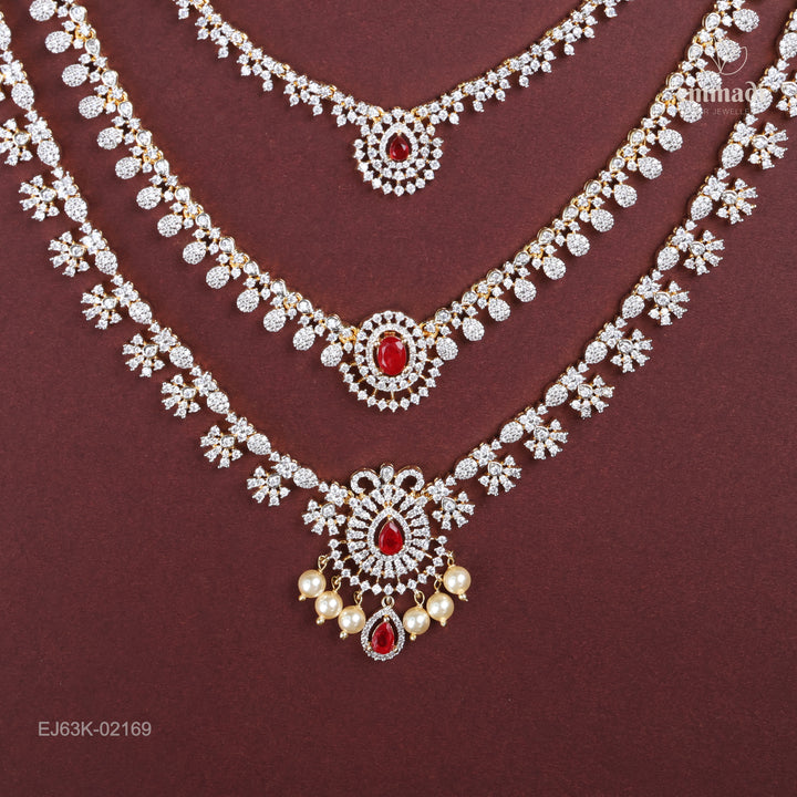 Long Necklace Premium Cz