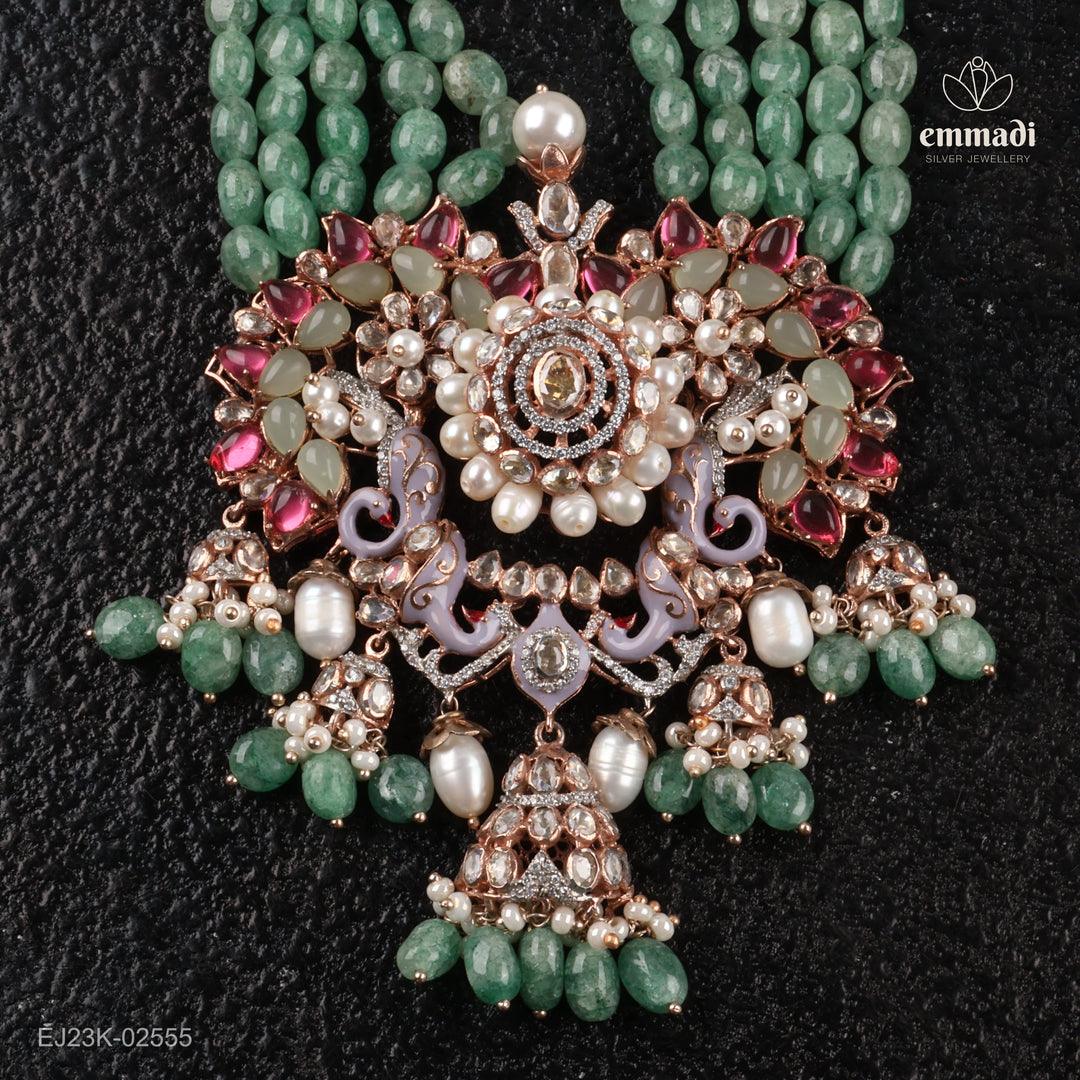 Long Necklace Gem Stone