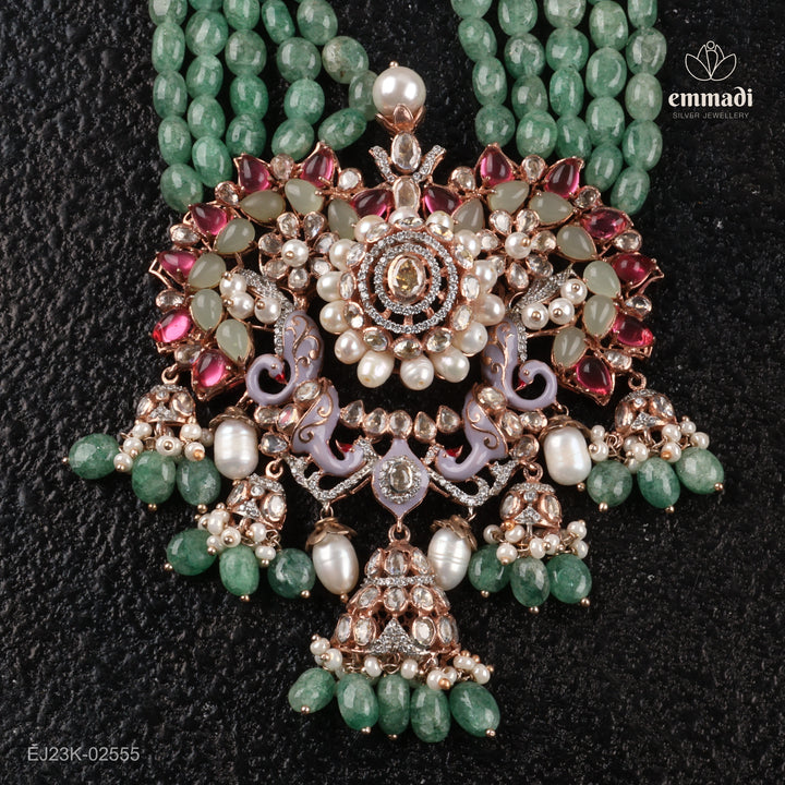 Long Necklace Gem Stone