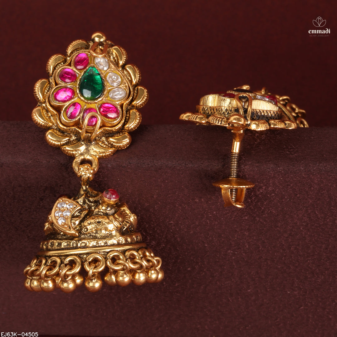 Jhumka Kundan Nakshi