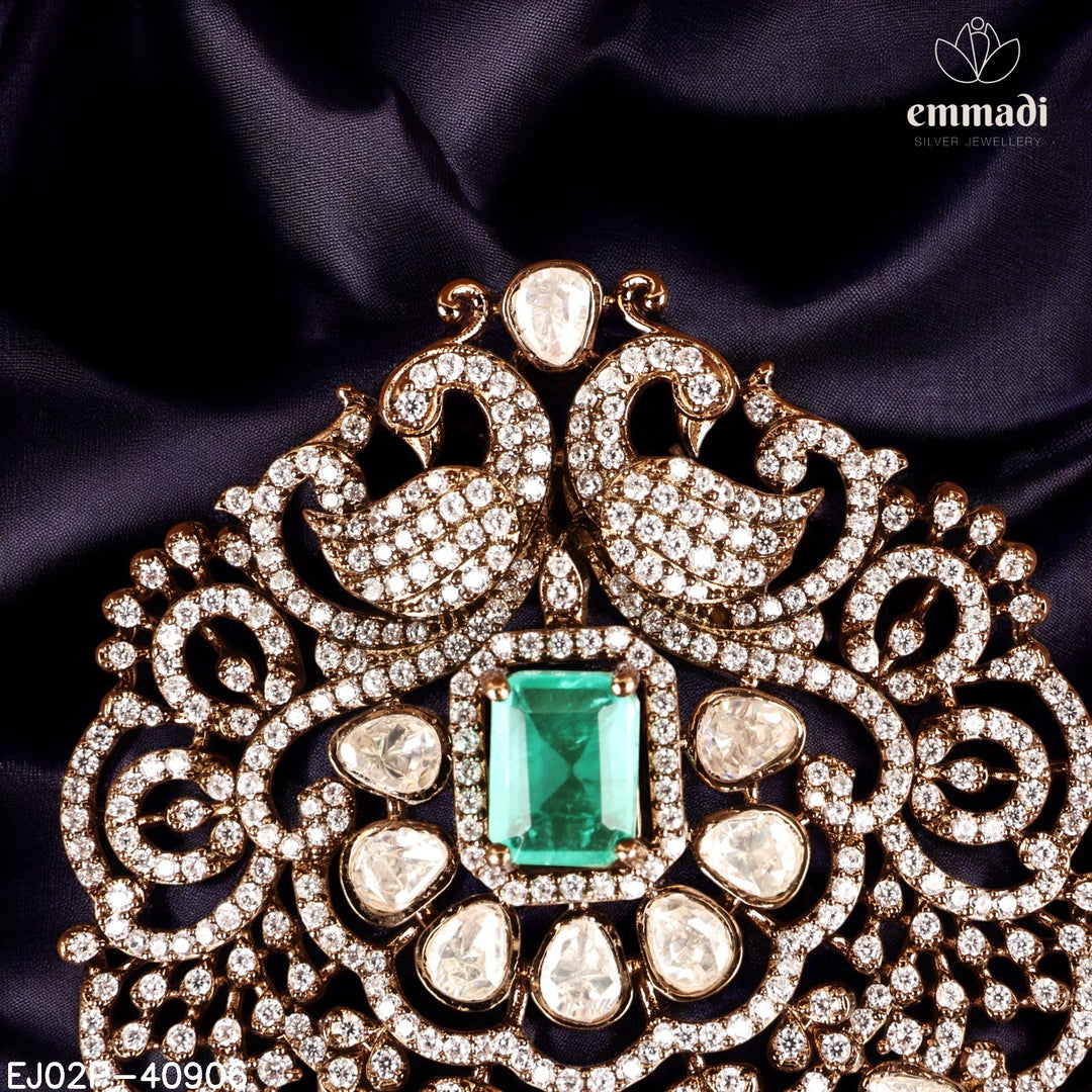 Pendant Brouch Moissanite