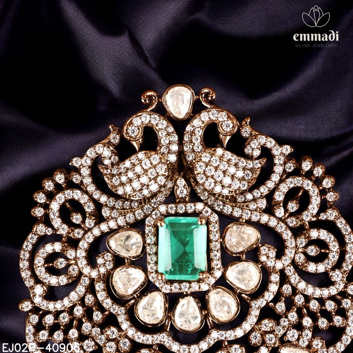 Pendant Brouch Moissanite