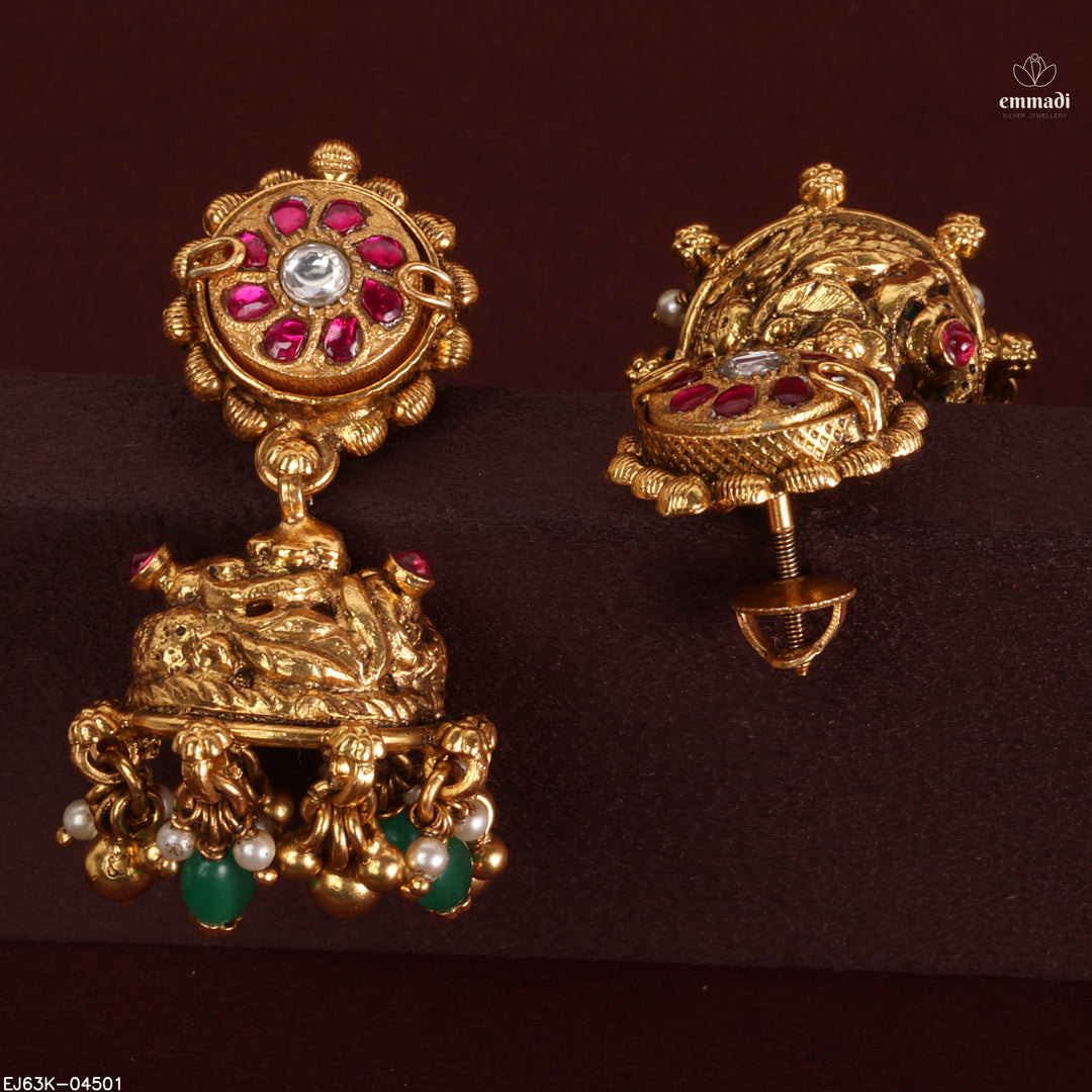 Jhumka Kundan Nakshi