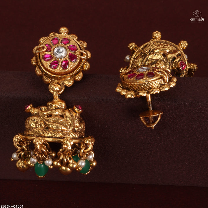 Jhumka Kundan Nakshi