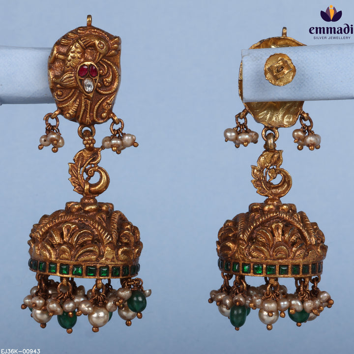 Jhumka Kundan Nakshi