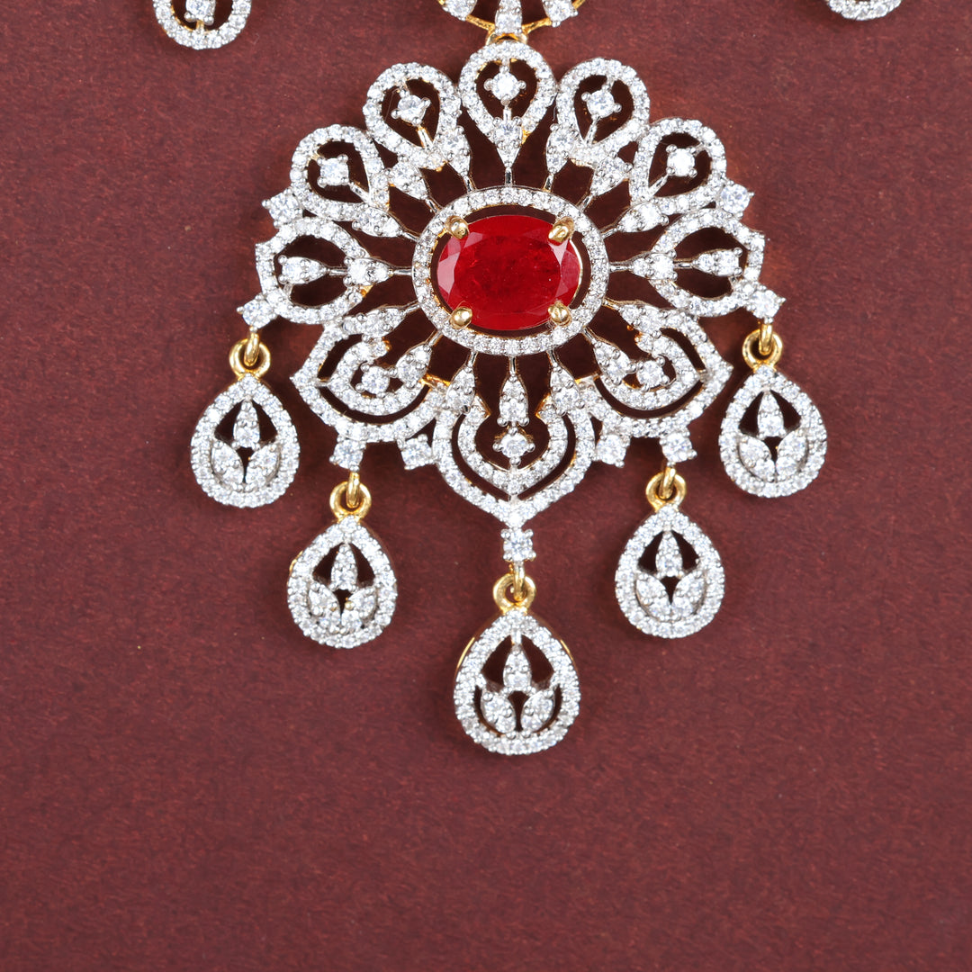 Long Necklace Premium Cz