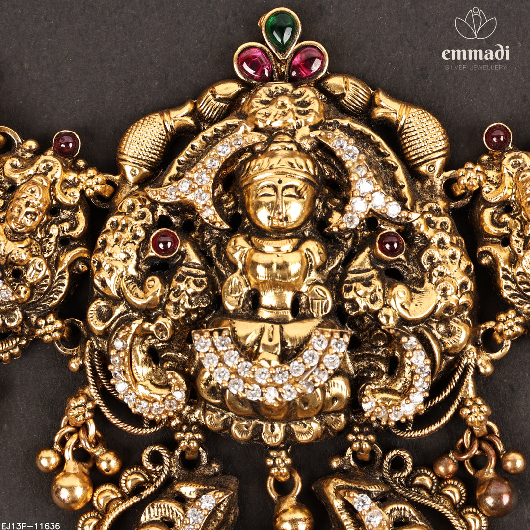 Short Necklace Kundan Nakshi