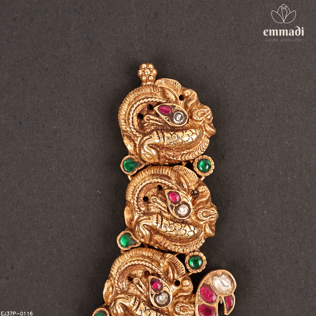 Short Necklace Kundan Nakshi