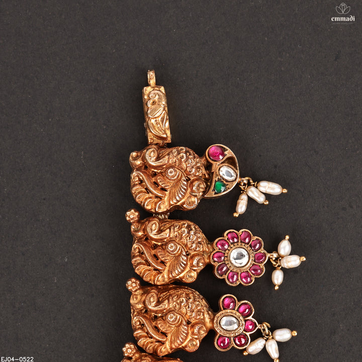 Short Necklace Kundan Nakshi