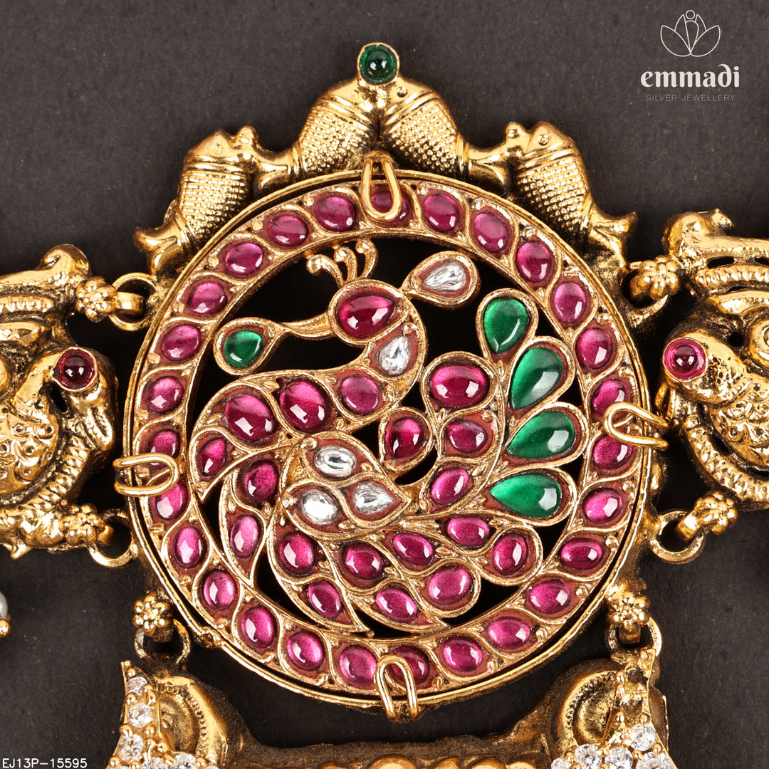 Short Necklace Kundan Nakshi