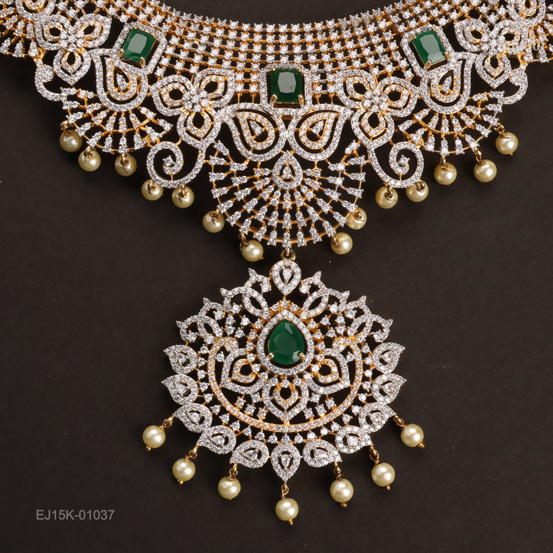 Short Necklace Premium Cz