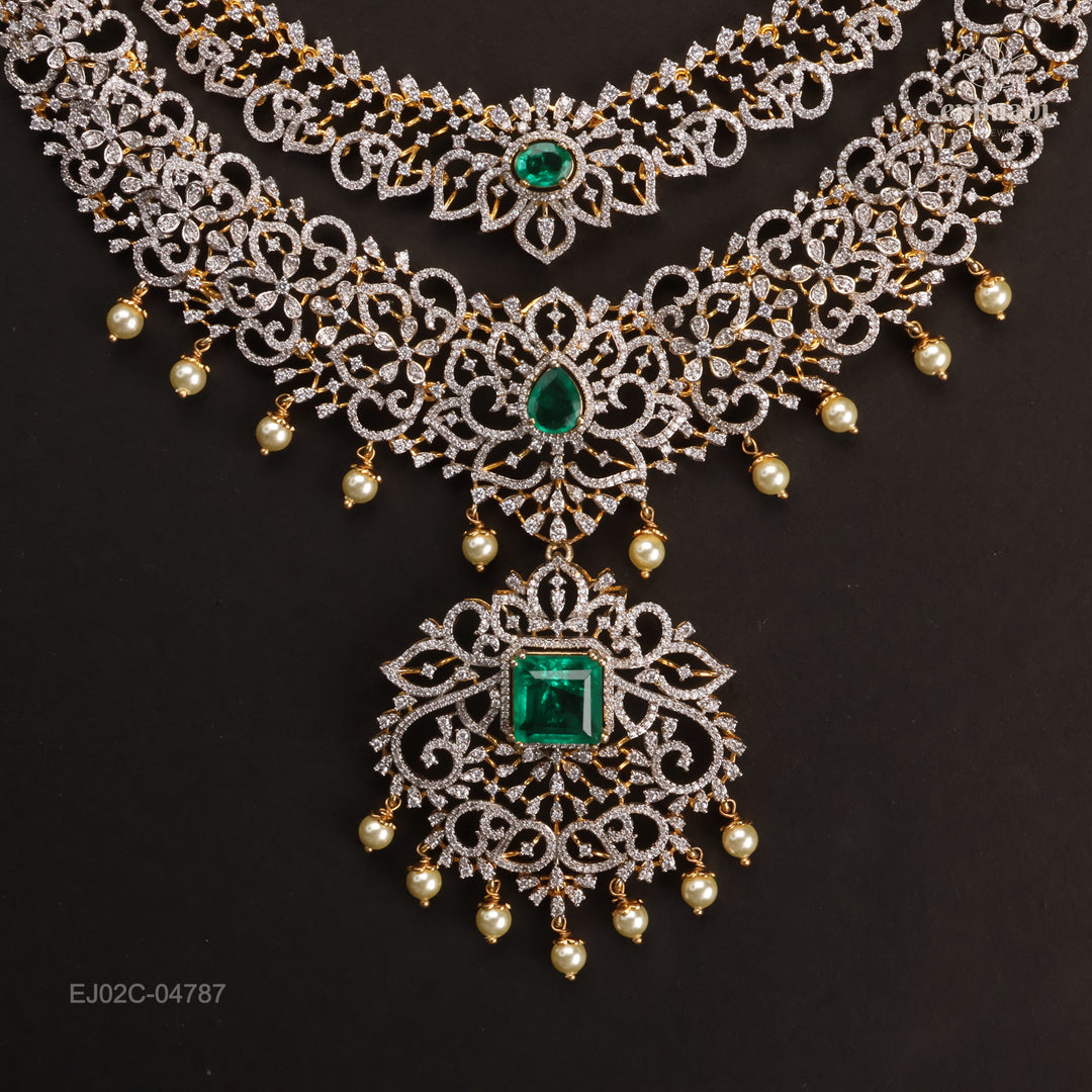Short Necklace Premium Cz