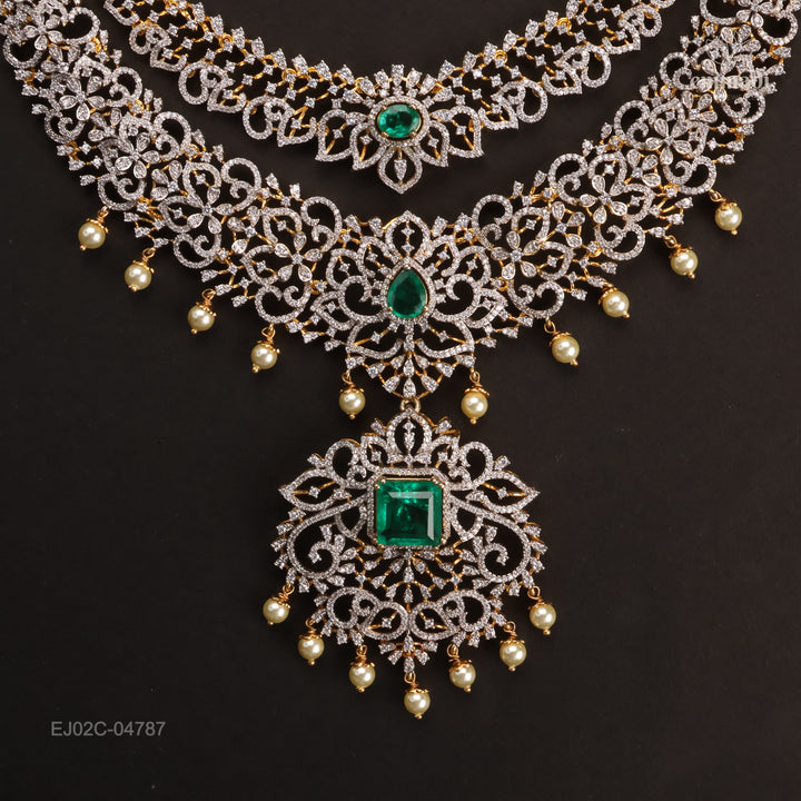 Short Necklace Premium Cz