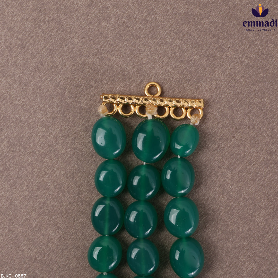 Long Necklace Gem Stone