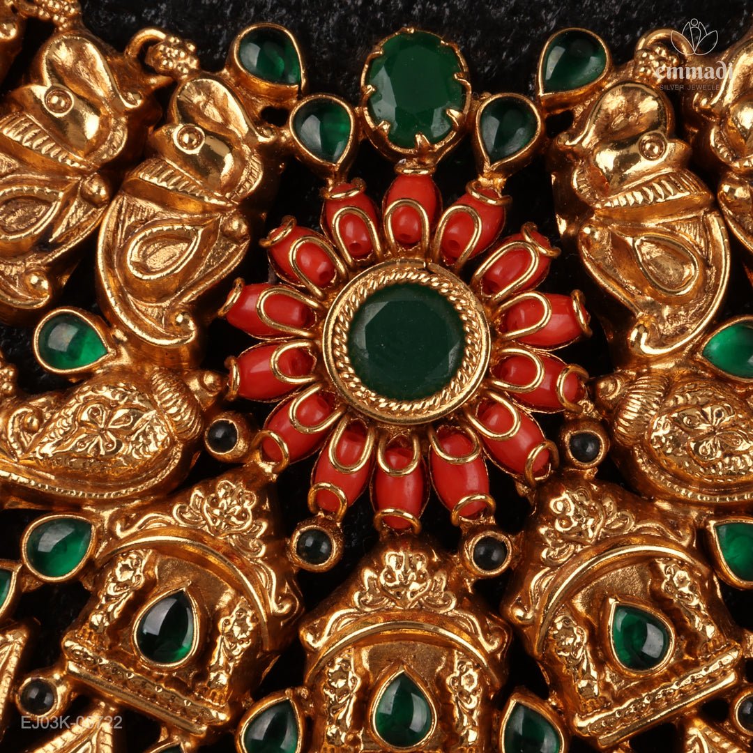 Short Necklace Kundan Nakshi