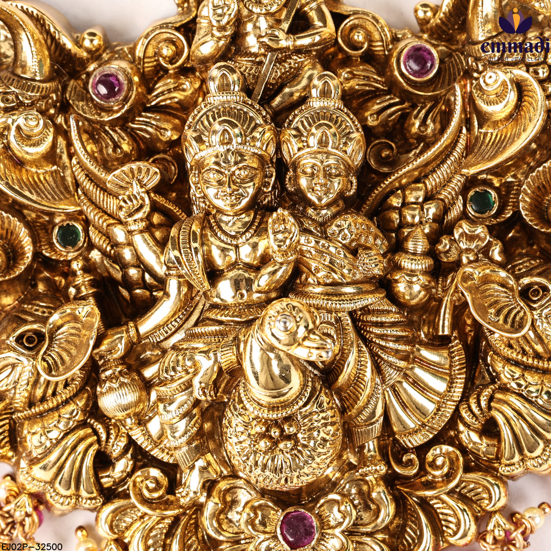 Long Necklace Premium Nakshi