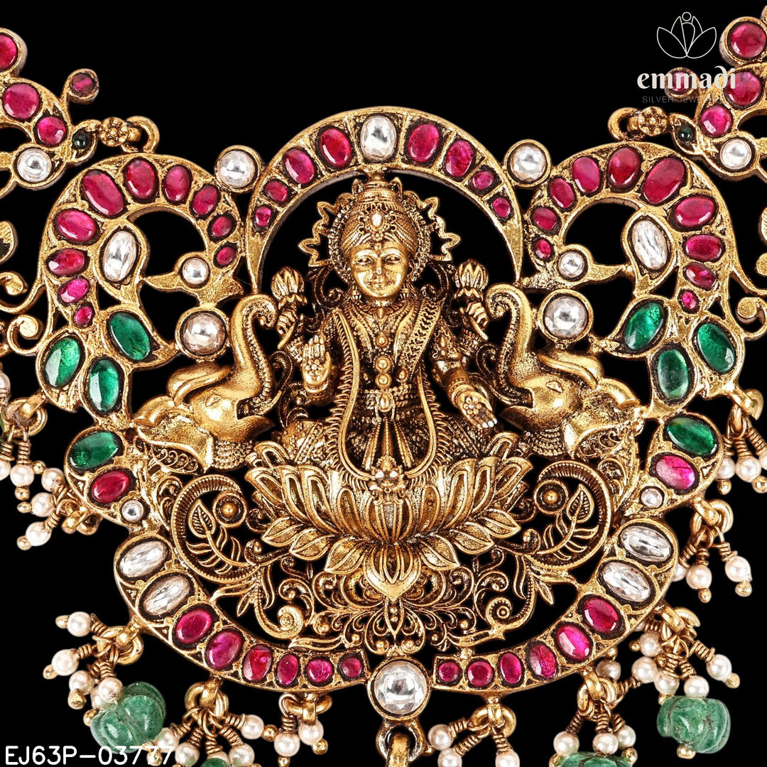 Long Necklace Kundan Nakshi