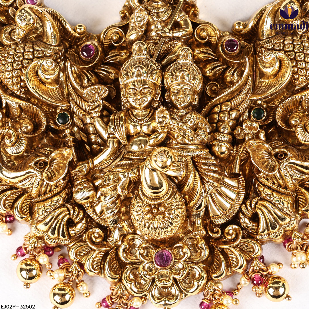 Long Necklace Premium Nakshi