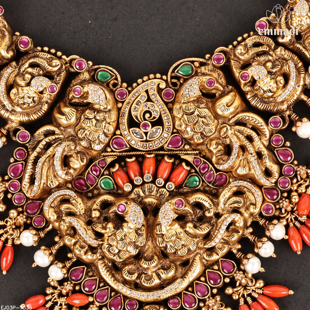 Short Necklace Kundan Nakshi